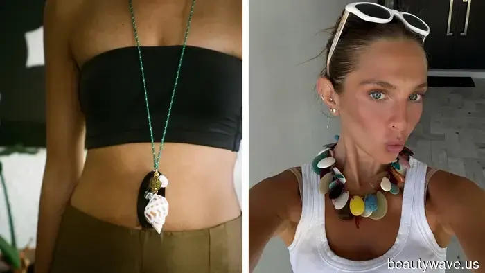 If you're dressed in a simple tank top or t-shirt, this one piece will instantly enhance your summer outfit.