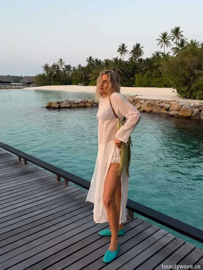 Flip-flops are quite predictable—this surprising flat alternative will elevate bikinis to a more sophisticated level.