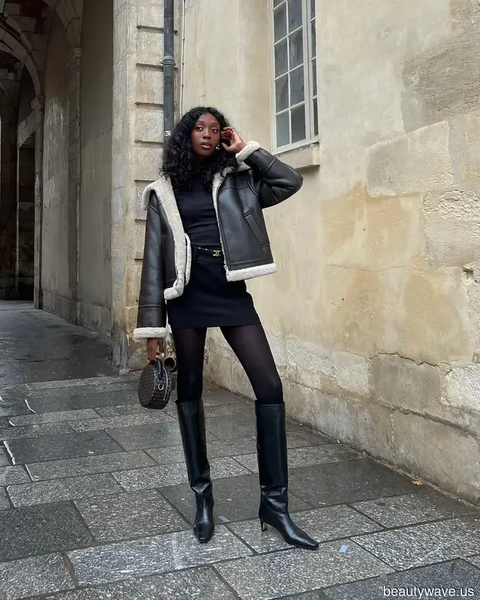 Забудьте о джинсах и балетках на секунду&mdash;я буду носить эту очень специфическую комбинацию платья и ботинок всю зиму.