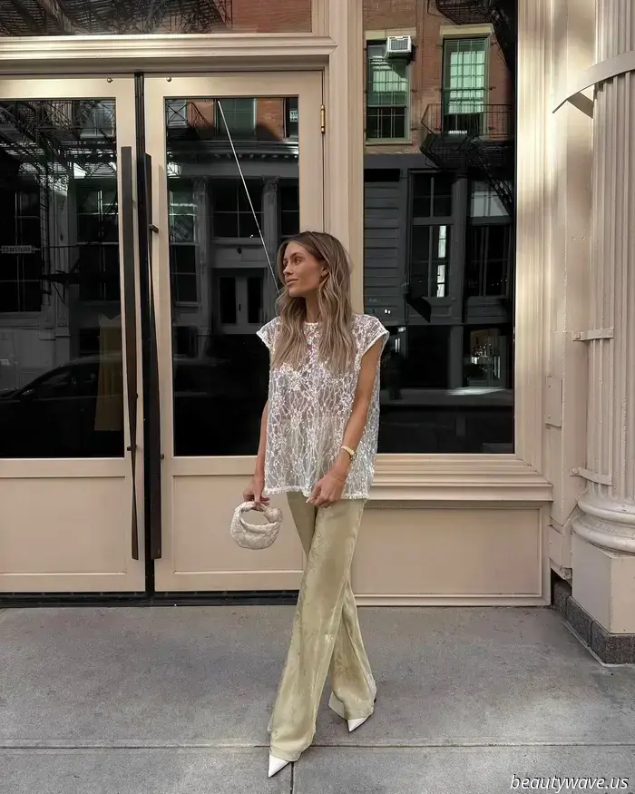 This Romantic Blouse Trend Shows That You Can't Go Wrong with a Cute Top for Summer.