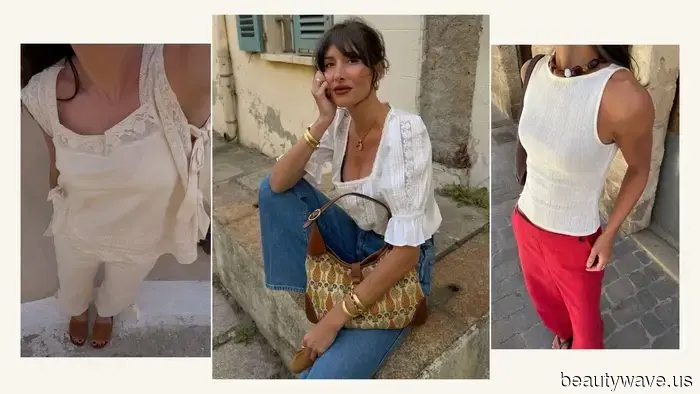 Lo he encontrado: La parte superior de chica francesa de culto que las mujeres en París usan para elevar jeans, pantalones de lino y faldas.