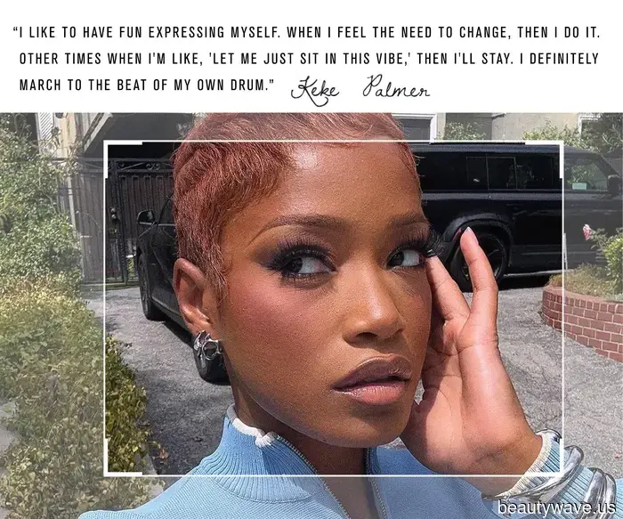 Keke Palmer Recently Shared Her Favorite Freckle Pen, Fragrance, and Essential for Styling Pixie Cuts.