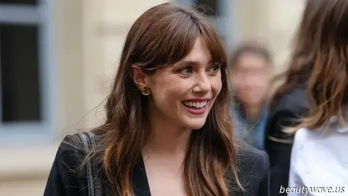 Elizabeth Olsen trug die übersehene Farbkombination, die Mary-Kate und Ashley zum Markenzeichen gemacht haben.