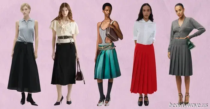 It girls in Downtown New York are wildly fascinated by this timeless skirt style.