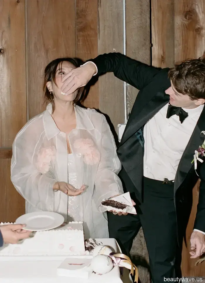 A Blush Wiederhoeft Outfit and a "Haunted Saloon" After-Party Made This California Wedding Unforgettable…