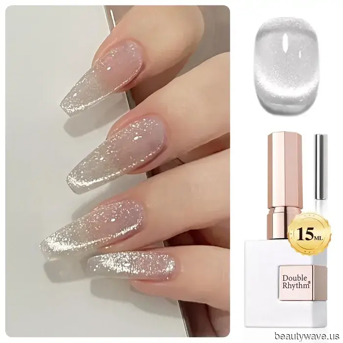 Hailey Biebers Samt-Schneeflocken-Maniküre ist der Trend, den ich im November direkt ins Salon mitnehmen werde.