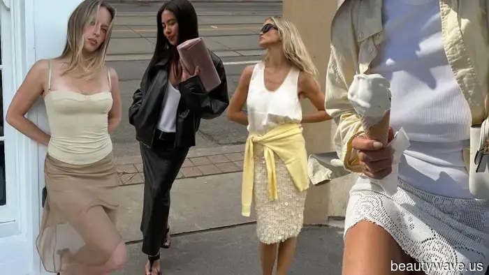 All at once, every stylish individual is setting aside their jeans for these 7 sophisticated skirt trends.