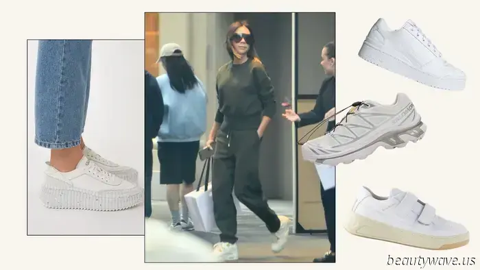 Victoria Beckham trug gerade den Trainer-Trend, den Mode-Leute seit Jahren völlig ignoriert haben