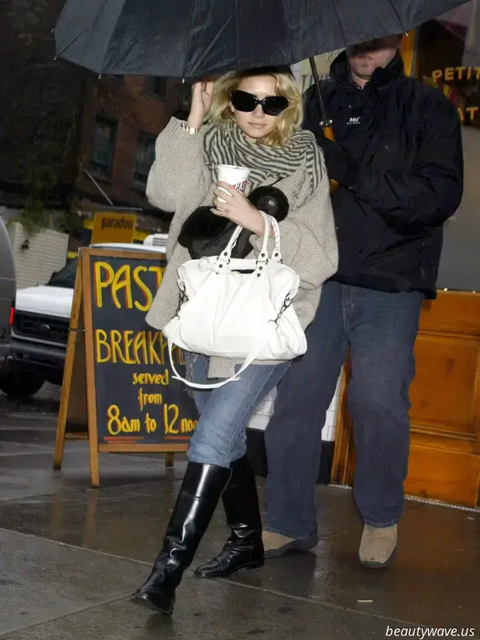 Ashley Olsen hat gerade diesen Outfit-Klassiker aus ihren College-Tagen an der NYU wiederbelebt.