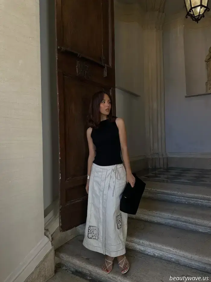 La Tendencia Atemporal de las Faldas Que Hace Que las Chanclas y las Bailarinas Luzcan Más Elegantes Este Verano