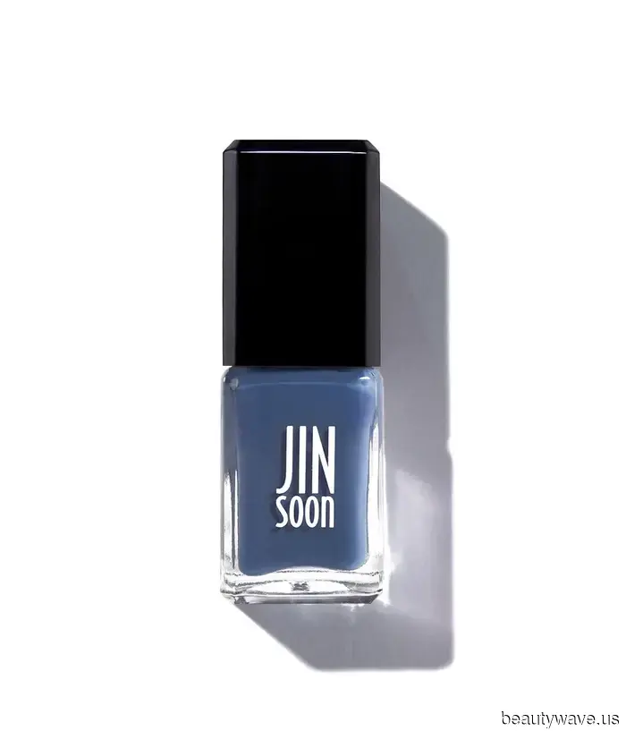Anne Hathaway sported this sheer pink nail polish priced at $18 during the filming of The Devil Wears Prada 2.