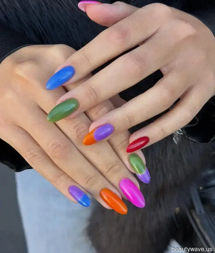 Invece delle unghie alla francese, le persone alla moda a L.A. e Milano stanno optando per questo inaspettato design per unghie.