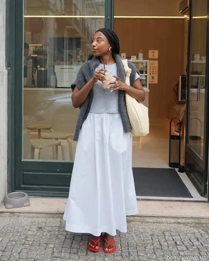 Questa è la gonna che le persone della moda indosseranno nei prossimi 3 mesi.