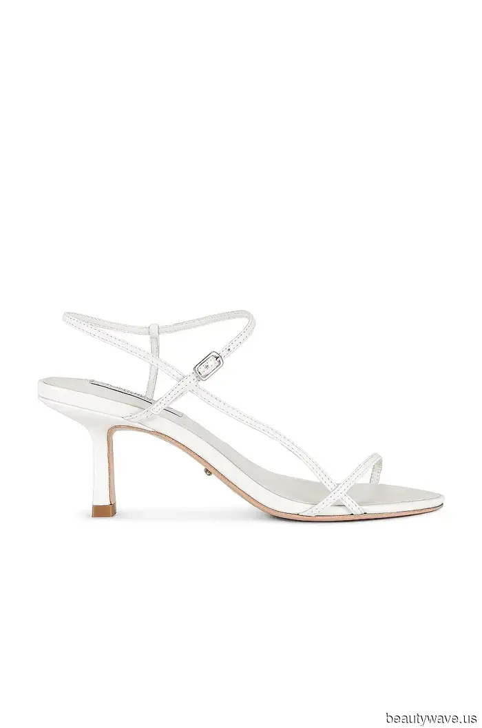 Black heels are acceptable, but Italian and French women understand that these colors complement white dresses more effectively.