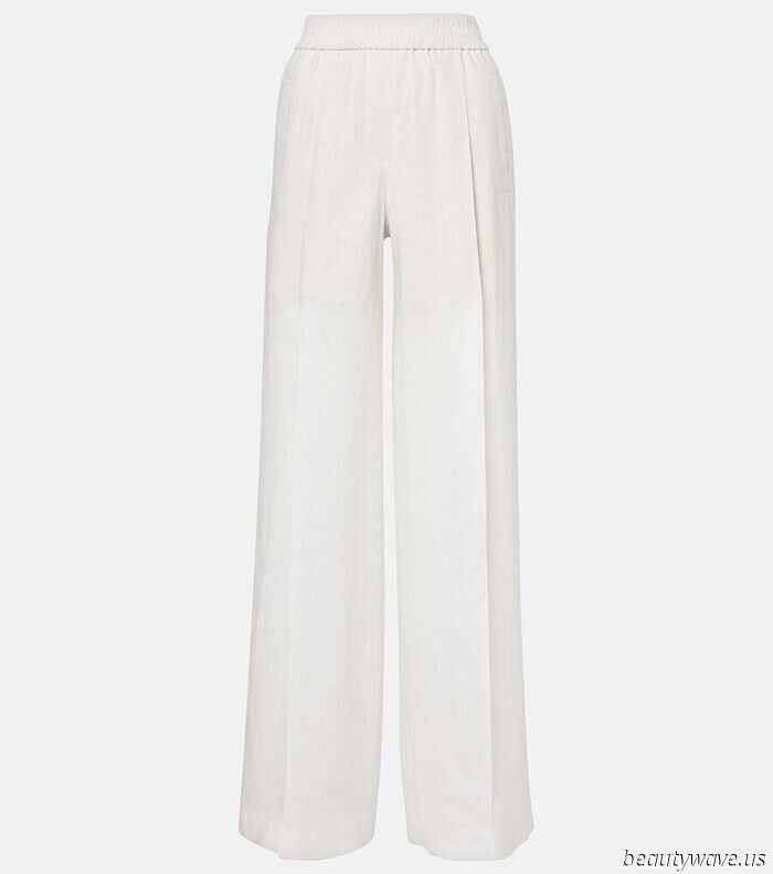 I looked for stylish, opaque white linen trousers, and these three pairs stood out as the best options.