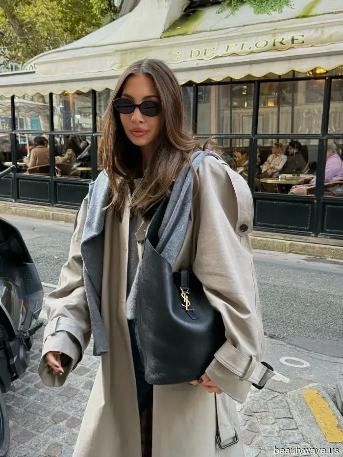 This stylish ensemble is ideal for Paris, but I'll be sporting it in the Midwest and New York City.