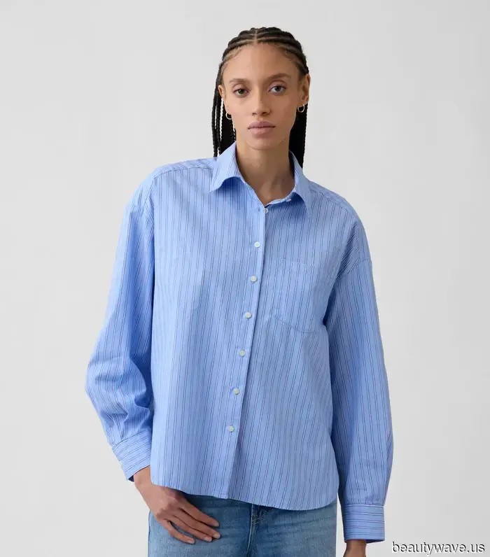 Le It Girls di L.A. e NYC indossano questa tendenza di camicie "noiose" con jeans e pantaloni.