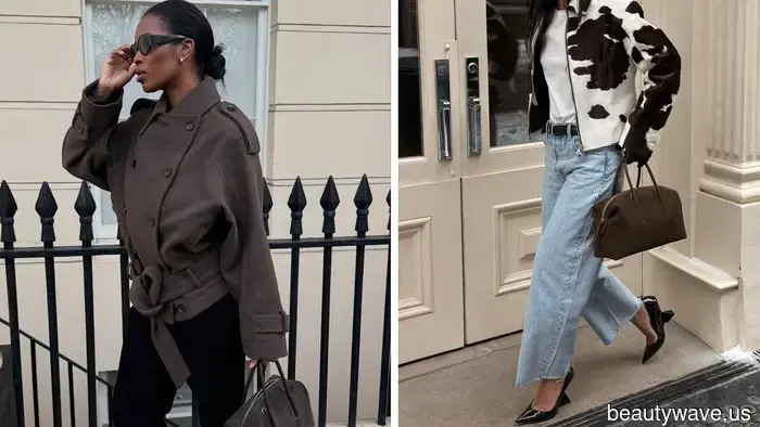 Vertraue mir, du wirst die neue elegante Tasche sehen wollen, die Modeleute überall gerade tragen.