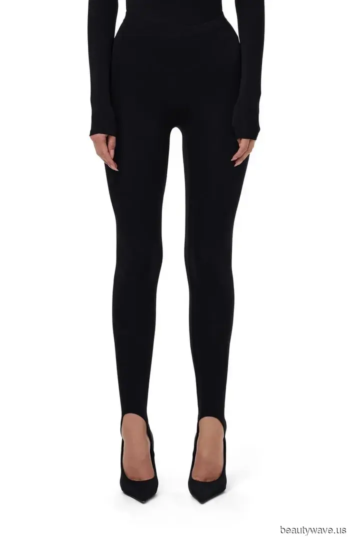 This is the sole legging trend that celebrities pair with heels—without a doubt.