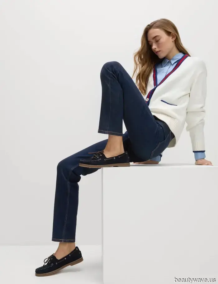 Secondo Alexa Chung, "I jeans skinny sembrano di nuovo giusti"&mdash;La sua scelta di scarpe basse li rende chic