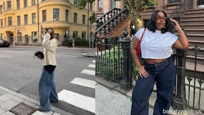 Meglio dei jeans skinny, a gamba larga o vintage: Questi 3 trend in denim sono garantiti per rendere ogni outfit autunnale un 10/10