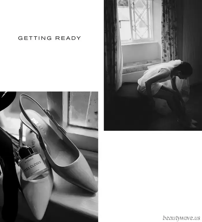 This lovely bride donned a stylish Reformation minidress for her intimate wedding in Wales, which had 26 guests.
