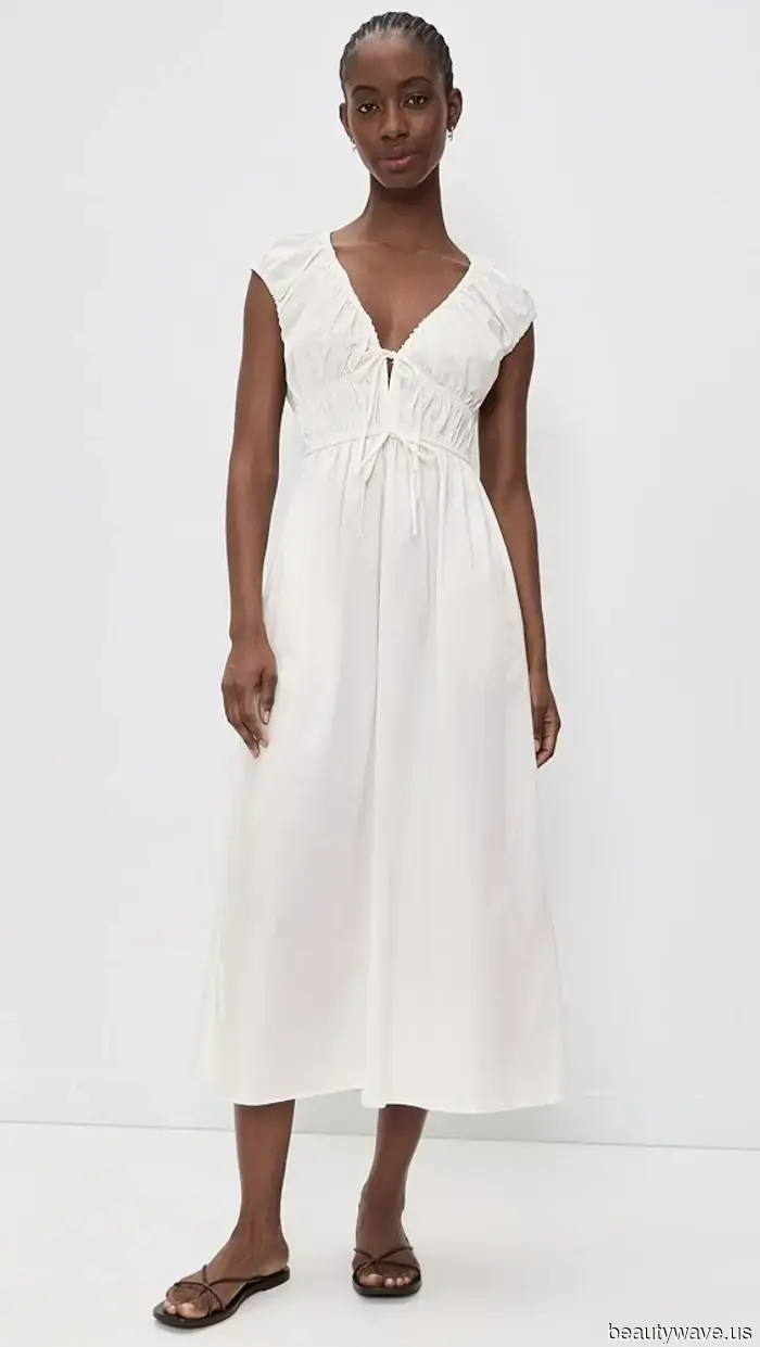 Si vas a comprar un nuevo vestido blanco este verano, asegúrate de que sea uno de estos.