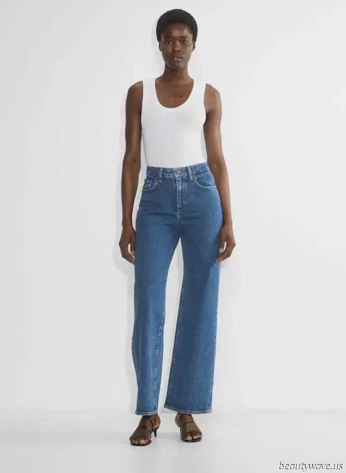 Skip the sneakers—this is the elegant flat-shoe style that French women pair with three different types of casual trousers.