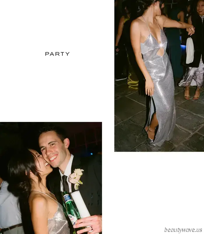 This stunning Babington House wedding featured a Brazilian welcome BBQ, a custom gown, and an adorable puppy.