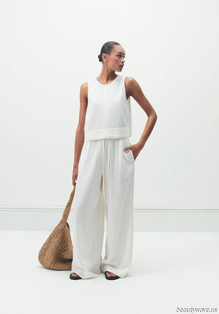 I looked for stylish, opaque white linen trousers, and these three pairs stood out as the best options.