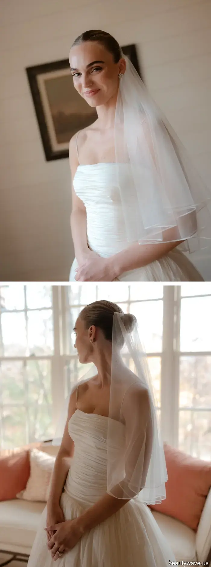 The bride chose Danielle Frankel and vintage Ralph Lauren for her wedding at Blackberry Farm.