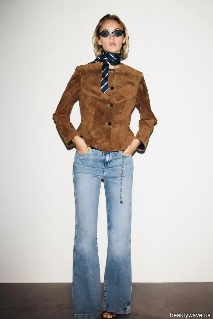 I looked for suede jackets with a designer appearance, and Zara's autumn collection came through.