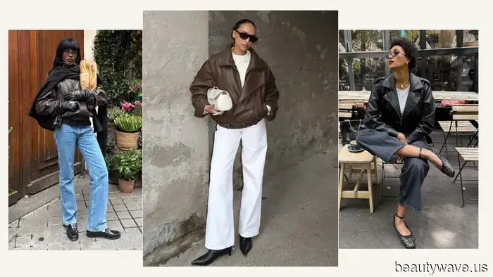 Sí, los jeans se ven bien con trenchs, pero los parisinos saben que se ven aún más elegantes con esta chaqueta&mdash;Estos looks lo demuestran.