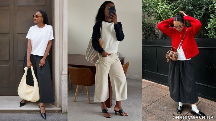 Longer than a Capri but stopping at the knee, these are the must-have cool-girl bottoms that everyone is rocking this spring.