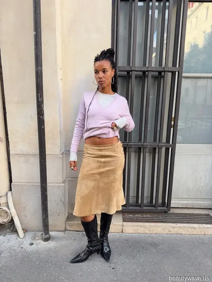 Not Sneakers, Not Flats—Stylish Individuals Are Opting for Skirts Paired with This Surprising Shoe Trend Instead.