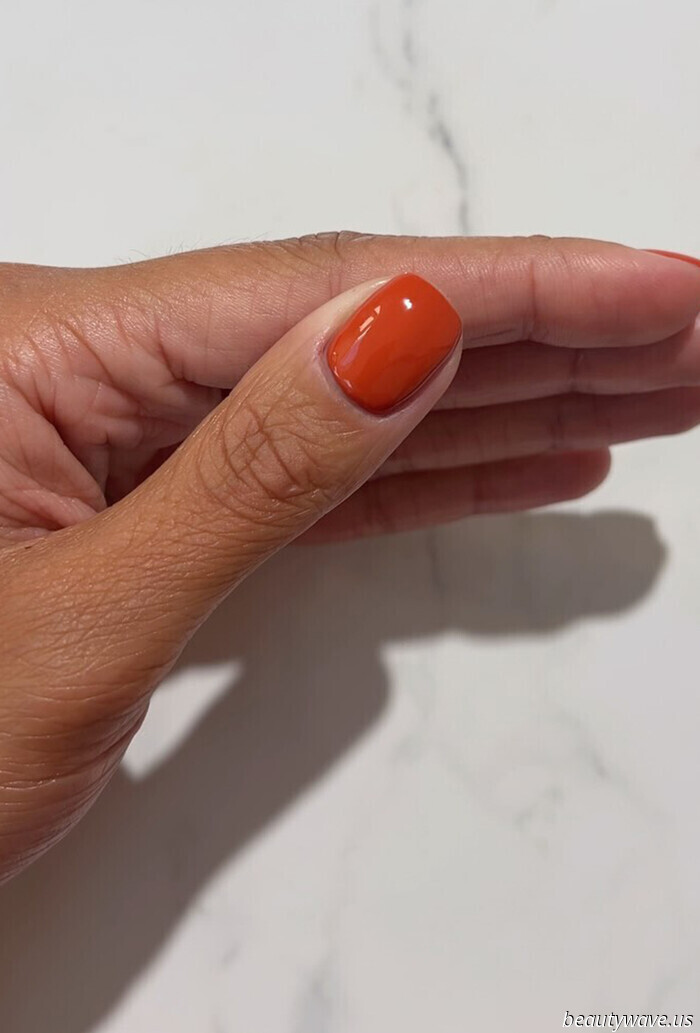 Orangefarbene Nägel sind alles, was ich gerade tragen möchte — 17 Designs, die ich fotografiert habe