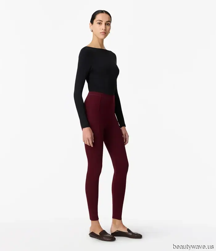 Если ваша цель - выглядеть стильно, замените черные леггинсы на этот осенний оттенок.