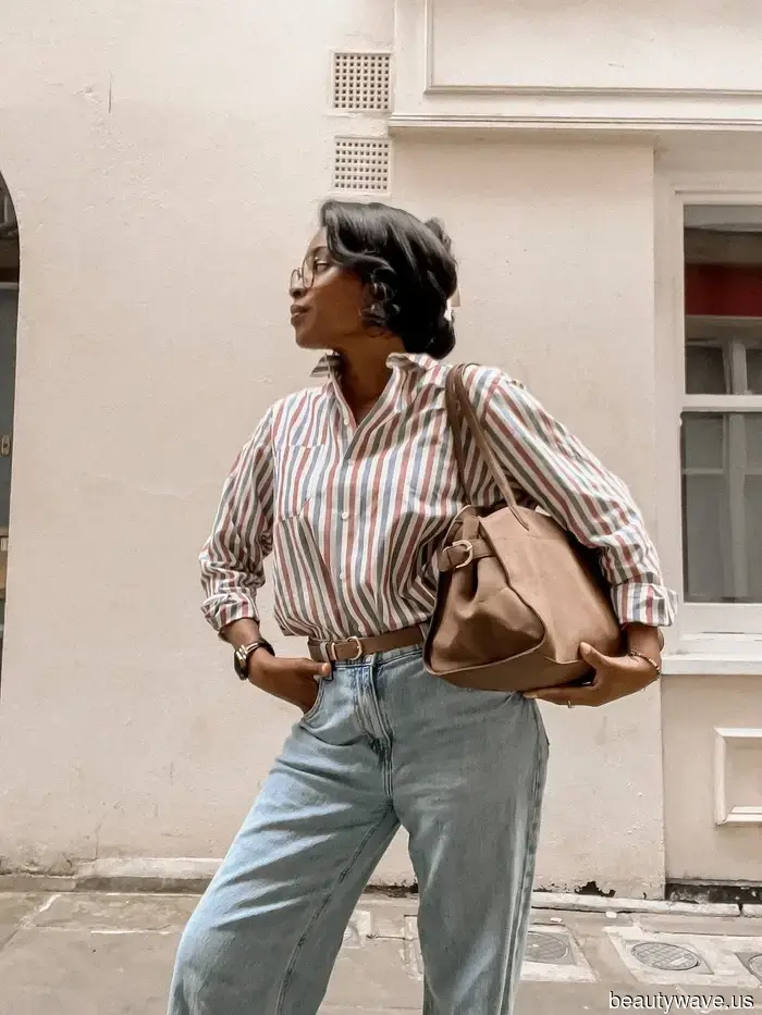 Wenn Pariser und Londoner nicht wissen, was sie anziehen sollen, greifen sie zu dieser einfachen Kombination aus Jeans und Oberteil.