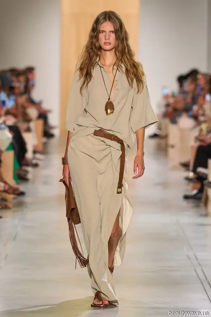 Pendant Necklaces, Desert Tones, and Pajama Ensembles—Michael Kors Introduces Natural Sophistication for Spring 2026