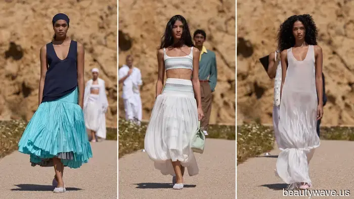 Il modo numero 1 in cui le persone di moda indosseranno le gonne nel 2027, secondo lo spettacolo di Jacquemus