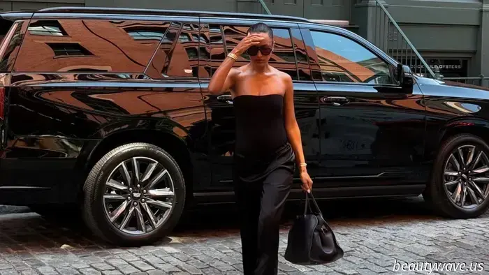 Wie Magie lässt dieser glänzende Hosenstil alle schwarzen Outfits so elegant aussehen