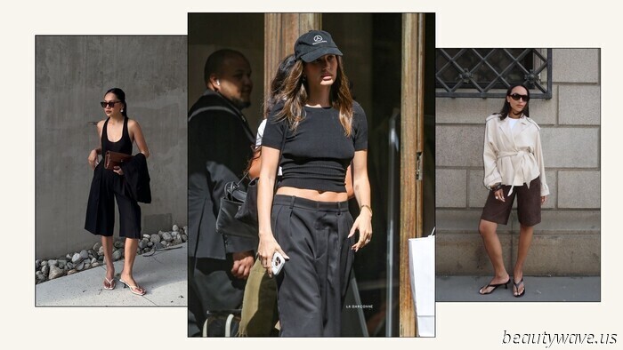 There's no question about it—this particular sandal gives long shorts a very sophisticated look.