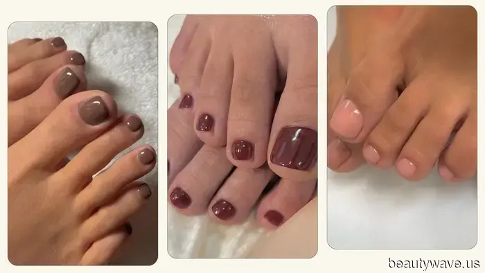 Don't Keep Your Summer Pedicures a Secret—Discover These 7 Sophisticated Colors to Adorn Your Toes Between Seasons.