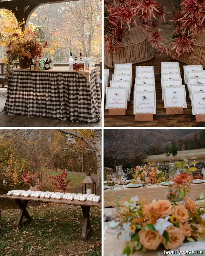 The bride chose Danielle Frankel and vintage Ralph Lauren for her wedding at Blackberry Farm.