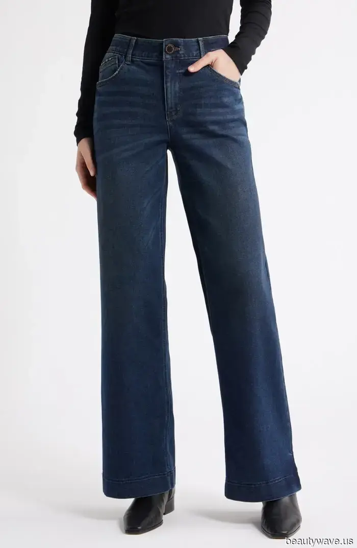 I’ve just discovered *the* denim trend that Parisian women are sporting with kitten heels.