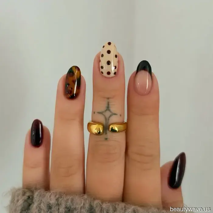 15 Manicures Inspired by Dark Academia That Conjure Images of Dusty Leather Books, Secret Societies, and Plaid Layers