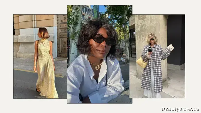 El corte bob peinado con flequillo barrido es la tendencia de peinado de verano que las chicas de moda llevan para lucir más elegantes