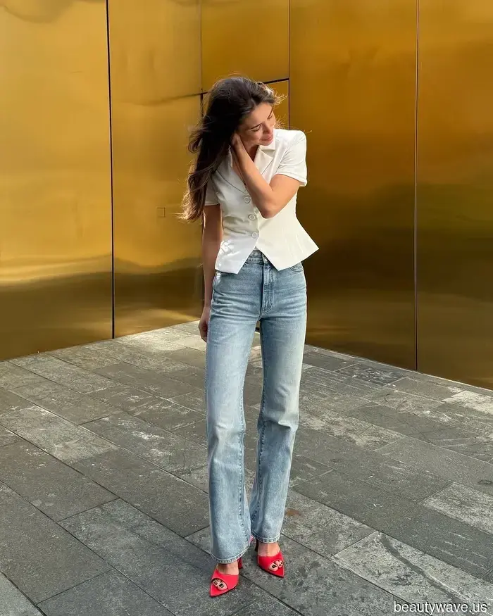 Esta es, con mucho, la tendencia de zapatos más sexy para usar con jeans en este momento.