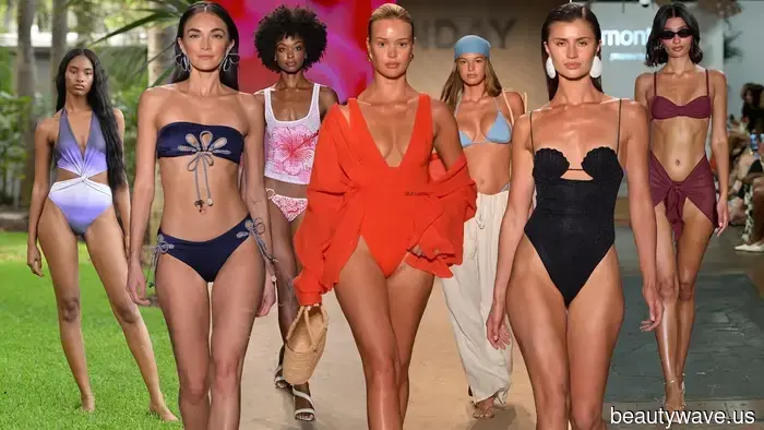 Sono appena tornato dalla Miami Swim Week&mdash;Questi sono gli 8 trend costumi da bagno che hanno dominato