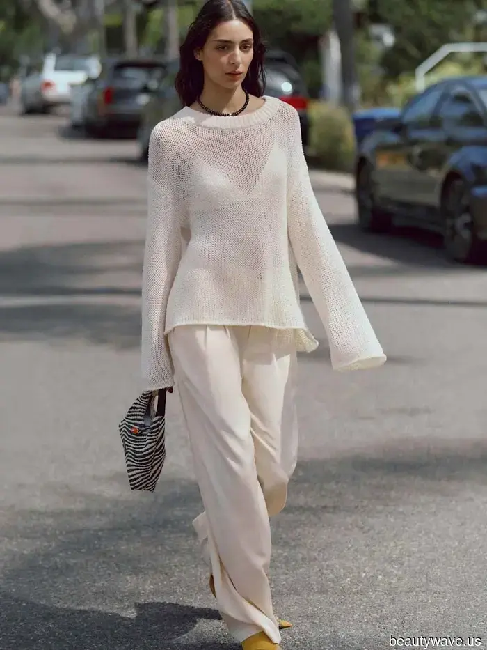 The Subtle Summer Top Style That Fashion Enthusiasts Are Pairing With Silk Trousers and Maxi Skirts